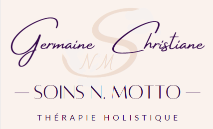 Logo de la société Soins N. MOTTO, thérapie holistique exercée par Germaine Christiane praticienne de La Trame thérapeutique